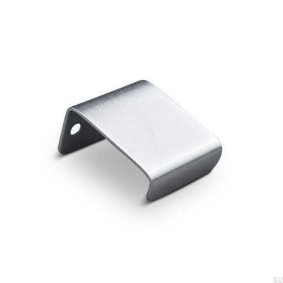 Poignée de meuble Moie 30 edge, argent brossé