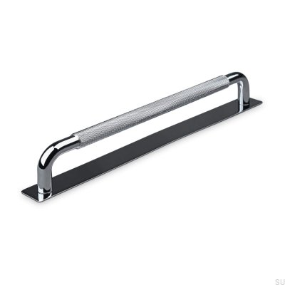 Poignée de meuble oblongue Perugia 224 Chrome poli