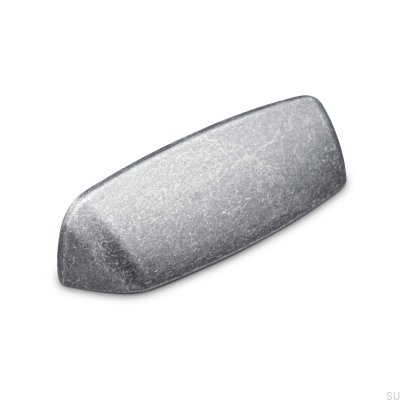 Poignée de meuble coquille Pescara 96 Etain Antique