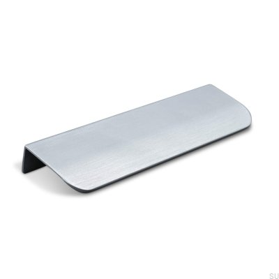 Poignée de meuble Poppi 136 edge, argent brossé