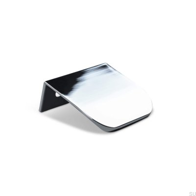 Poignée de meuble Poppi 40 edge, chrome poli