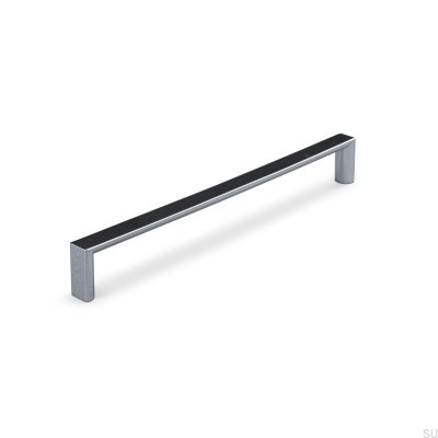 Poignée de meuble oblongue Sala 192, chrome poli