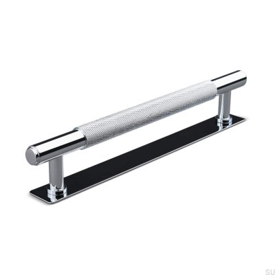 Poignée de meuble oblongue Salo 160, chrome poli