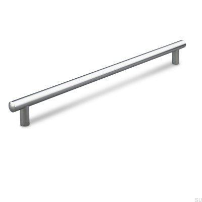 Poignée de meuble oblongue Trento 320, nickel mat