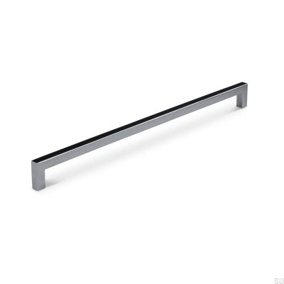 Poignée de meuble oblongue Tripoli 320, chrome poli