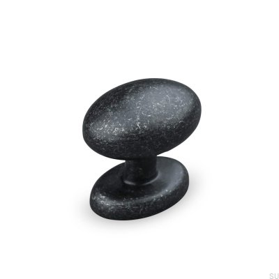 Bouton de meuble Atri Antique Noir