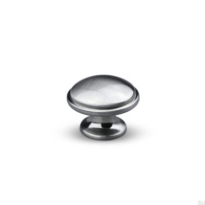 Bouton de meuble Cervia 34 Argent Brossé