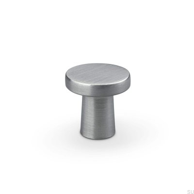 Bouton de meuble Garda 25 argent brossé