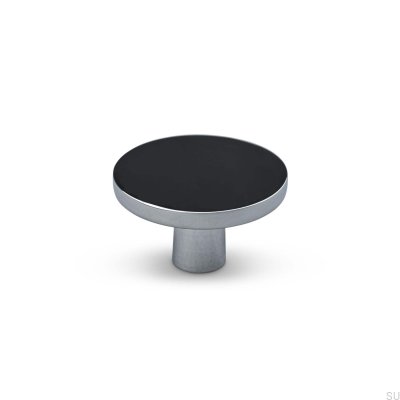 Bouton de meuble Garda 42, chrome poli