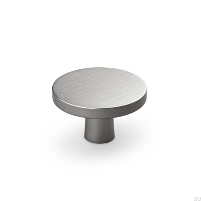 Bouton de meuble Garda 42 argent brossé
