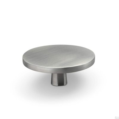 Bouton de meuble Garda 60 argent brossé