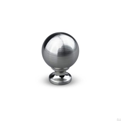 Bouton de meuble Labaro 30 Argent Brossé