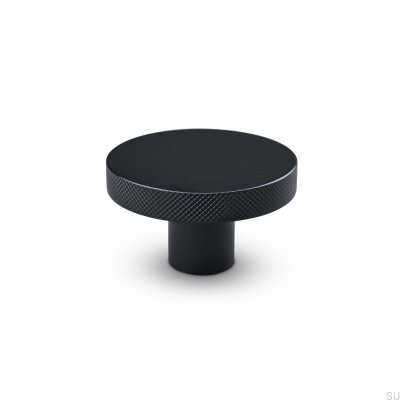 Bouton de meuble en métal Monza 42, noir mat