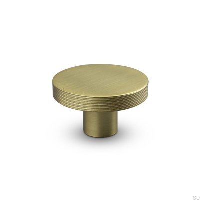 Bouton de meuble Monza Stripe 42 Or Brossé