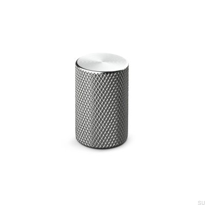 Bouton de meuble Rimini 18 argent brossé