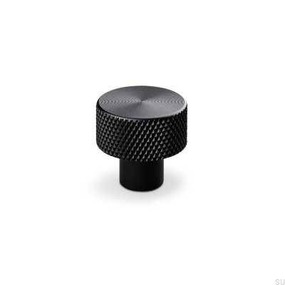 Bouton de meuble Rimini 20 en métal noir mat