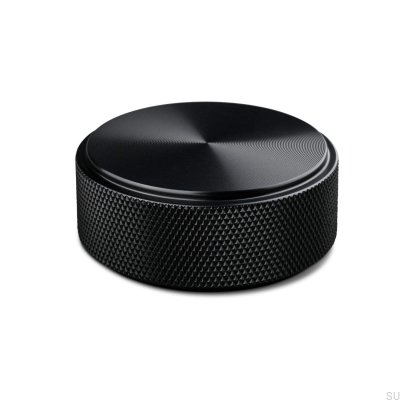 Bouton de meuble Rimini 50 en métal noir mat