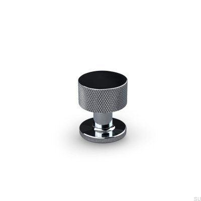 Bouton de meuble Sassari 25, chrome poli