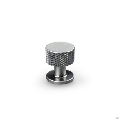 Bouton de meuble Sassari 25 argent brossé