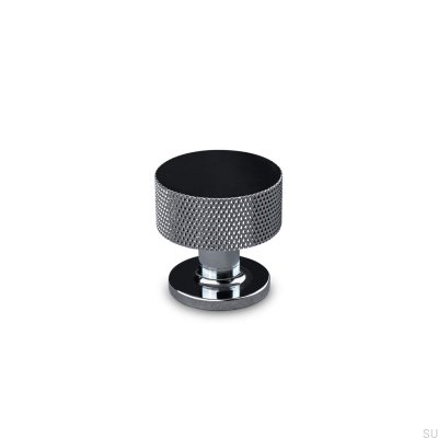 Bouton de meuble Sassari 30, chrome poli