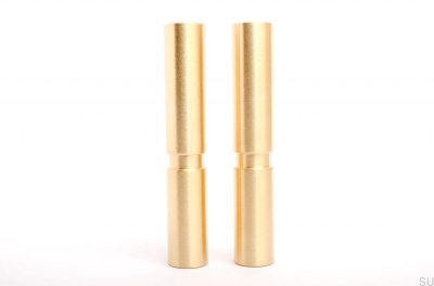 Pied de meuble Cylinder 170. Laiton, brossé, non peint