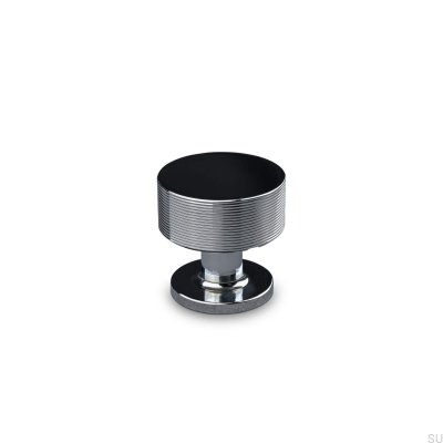 Bouton de meuble Sassari 30, chrome poli