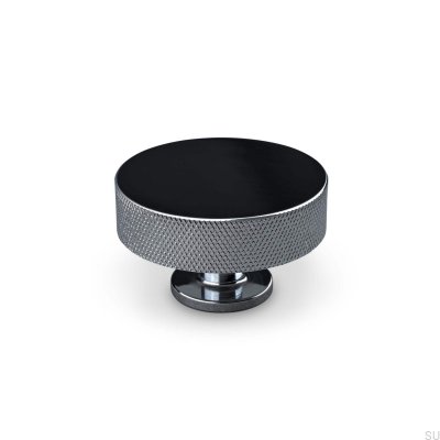 Bouton de meuble Sassari 50, chrome poli