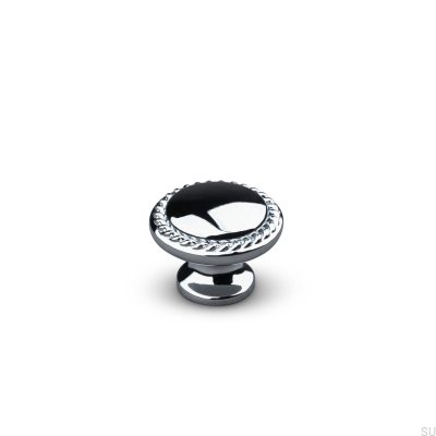 Bouton de meuble Sora 30, chrome poli