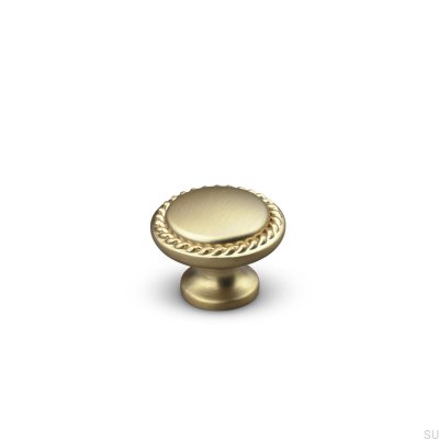 Bouton de meuble brossé doré Sora 30