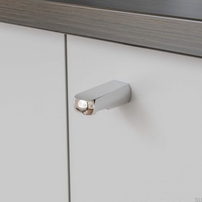 Bouton de meuble Visby, chrome poli
