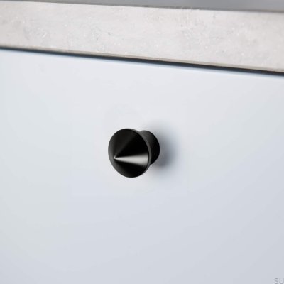 Lysekil 30 Bouton de meuble en métal, noir mat