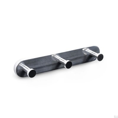 Support mural Dijon 225-3, chrome poli