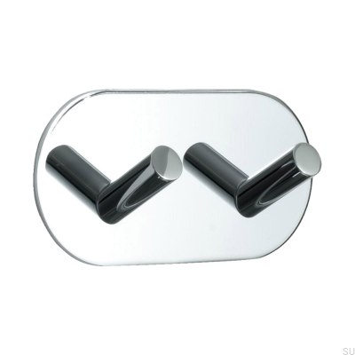 Support mural Base 100-2 Chrome poli