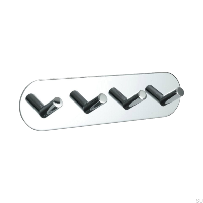 Support mural Base 100-4 Chrome poli