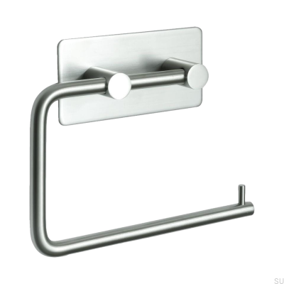 Porte-papier toilette classique Base 200, acier brossé