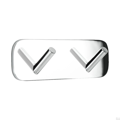 Support mural Solid 2 Chrome poli