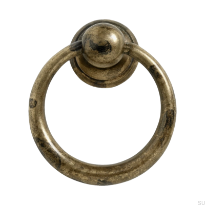 Poignée de meuble anneau 157 33 Bronze antique