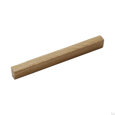 Poignée de meuble allongée A16 128 Chêne en bois