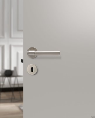 Poignée de porte Helix 200 Plain Metal Argent