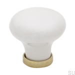 Zdjęcie produktowe gałki 24136 porcelanowej mosiężnej