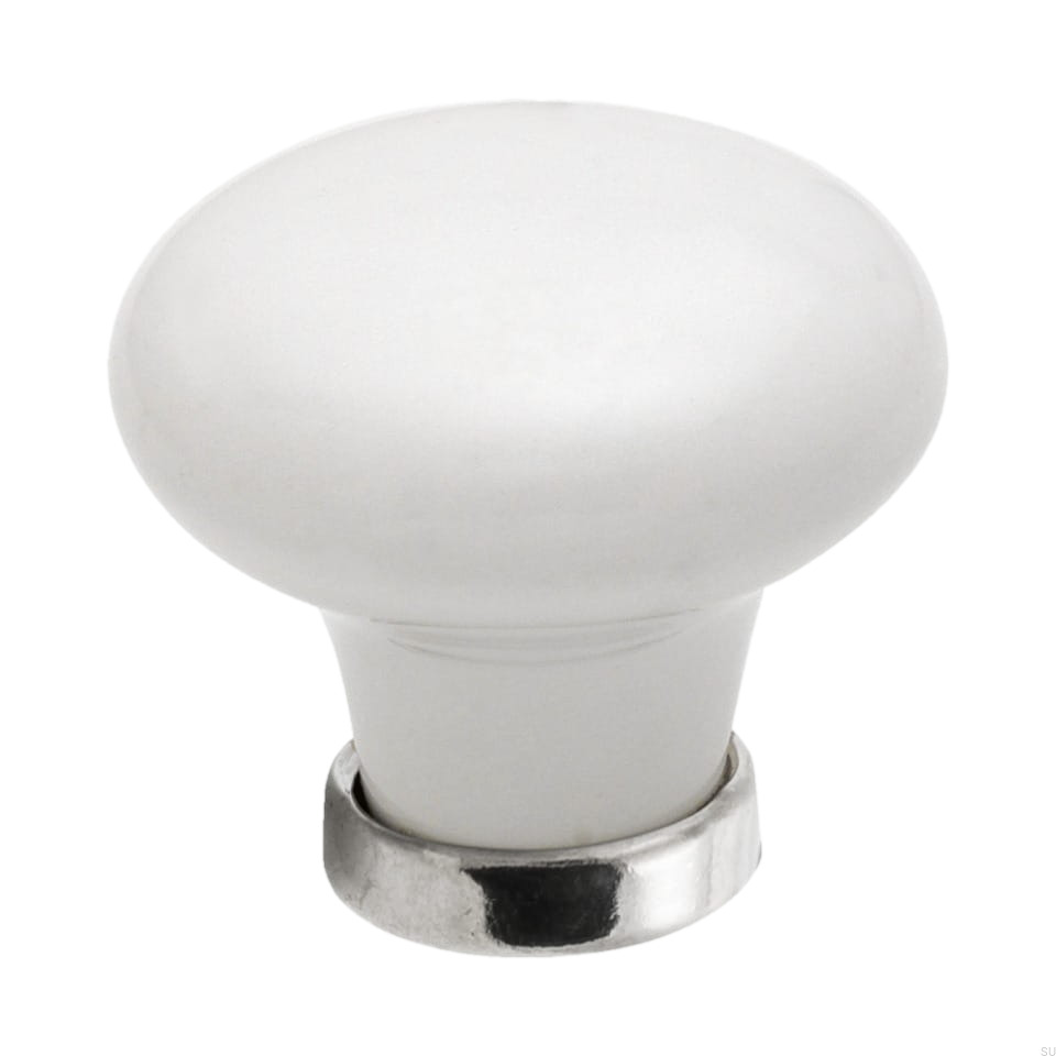 Zdjęcie produktowe gałki 24136 porcelanowej niklowej