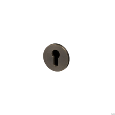 Panneau cylindrique européen 35 mm en laiton bronze brûlé, norme britannique