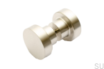 Gałka do drzwi Dot 30 szczotkowane aluminium