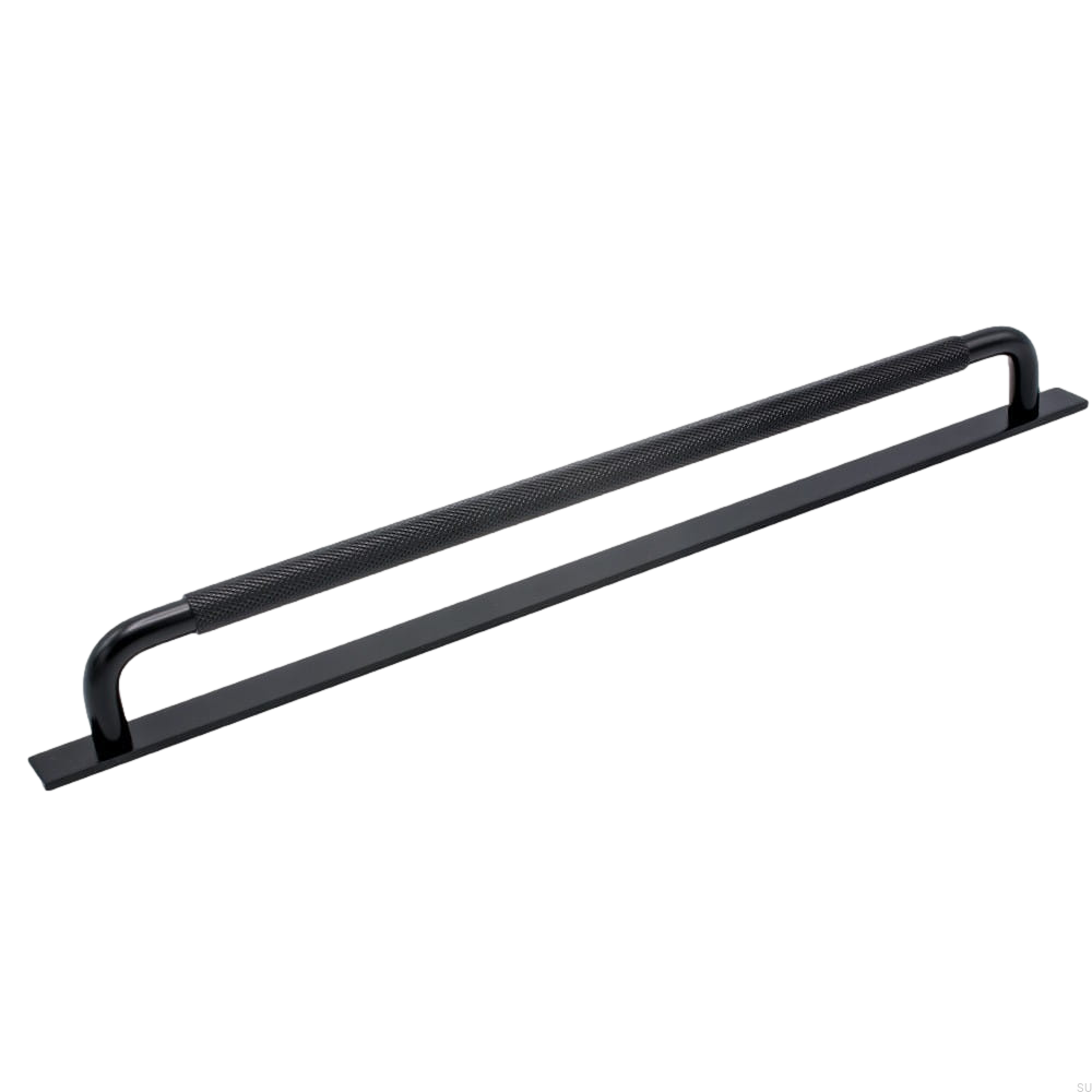 Uchwyt podłużny Helix 320mm, czarny z podkładką
