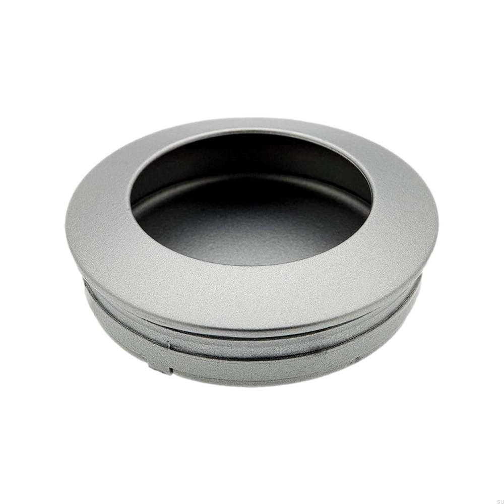 Uchwyt meblowy wpuszczany Hollow 60 Srebrny metalowy