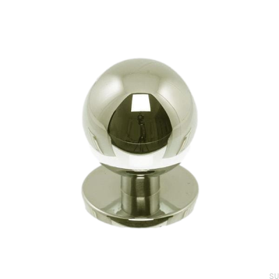 Bouton de meuble 1349 20 Nickel poli