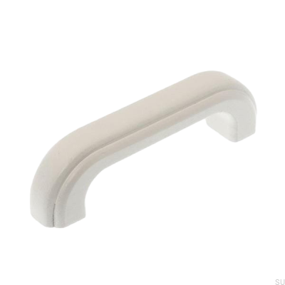 Poignée de meuble allongée 1023 87 Bois blanc