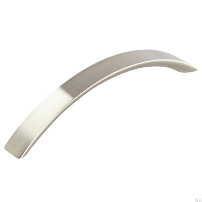 Poignée de meuble oblongue 1029 128 Nickel brossé