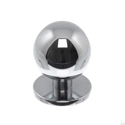 Bouton de meuble 1349 25 Chrome poli