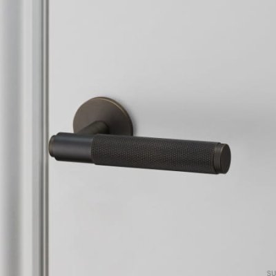 Poignée de porte en laiton bronze brûlé Cross 38